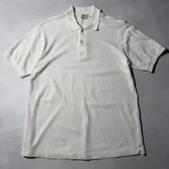 【イタリア製】アルマーニコレツィオーニ 鹿の子 ポロシャツ XL 白 刺繍ロゴのサムネイル