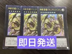 遊戯王 神影金龍ドラッグルクシオン ウルトラ 3枚セット　巳剣　ライゼオル