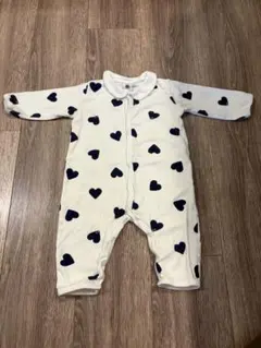 PETIT BATEAU ハート柄ロンパース 12m 74cm