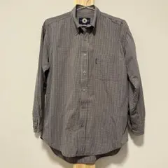 90s CONVERSE チェック柄 長袖シャツ M