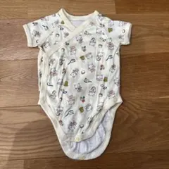 ユニクロ　こぐまちゃん柄　半袖ボディスーツ　ベビー肌着 70cm