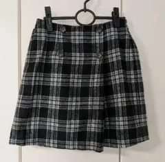 チェック柄 ミニ丈スカート