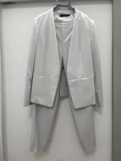 グリーンレーベルリラクシング　セットアップスーツ ノーカラー　36