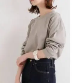 IENA ラウンドテールロングTシャツ