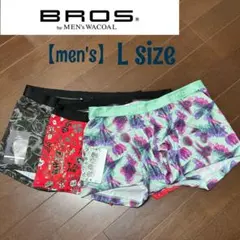 【BROS by WACOAL MEN：ボクサーパンツ】L size 新品のサムネイル