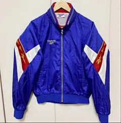 激レア90s REEBOK 切替デザイン刺繍　TRACK JACKET