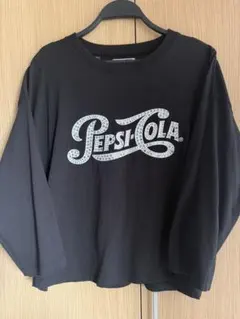 PEPSI-COLA GUESS 七分袖Tシャツ　ブラック