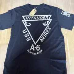 【新品未使用タグ付き】AVIREX Tシャツ L ネイビーのサムネイル