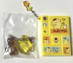 なかよしドロップチャーム　シークレットタイルシール風ミニミラー　 ポムポムプリン