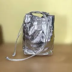 イエナ　シルバーショルダーバッグ