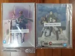 進撃の巨人 一番くじ　アクリルボード　2点セット