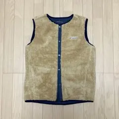 フリースジャケット ノーカラー