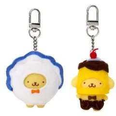 ポムポムプリン プリン 牡蠣 ちびっとも キーホルダー マスコット スイーツ