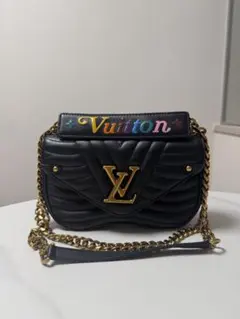 Louis Vuitton ブラックショルダーバッグ　ニューウェーブ　PM