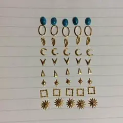 ネイルパーツ45個セット 2種類まで変更することができます