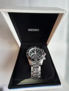SEIKO SSC717P1ソーラークロノグラフ100m防水 ブルー/オレンジ - メルカリ