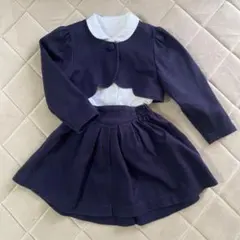 フォーマル　セットアップ　100cm 紺