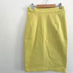 RELAXED CLOTHES FORBETTER 黄 タイトスカート 膝丈 9