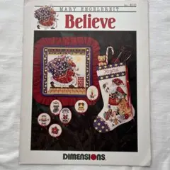 Believe 刺繍図案集 Mary Engelbreit リーフレット