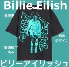 Billie Eilish レアグッズ サイケブルー 青 Tシャツ 完売 170