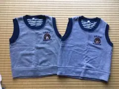 スウェット ベスト  95  2枚セット
