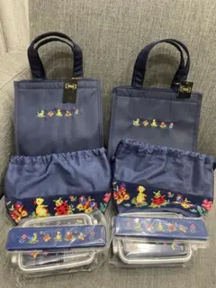 学校フェイラー　ネイビー刺繍ランチバッグセット① お弁当カトラリー 2025年最新】学校フェイラー ランチバッグの人気アイテム - メルカリ