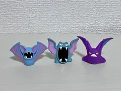 【初代】ポケモン 指人形 ズバット ゴルバット クロバット