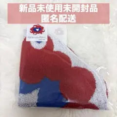 大阪 関西万博　赤 ミャクミャク　ジャガード　ミニ タオル　ダイカット