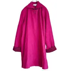 クリスチャンディオール ウールコート CDロゴ裏地 ピンク 12