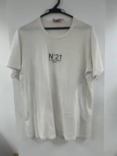 N°21 ロゴプリント Tシャツ ホワイト 36のサムネイル