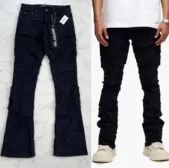 VALABASAS 黒 カーゴパンツ レザー 美品 29 バラバサス - メルカリ