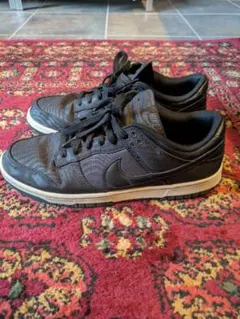 NIKE DUNK LOW Retro PRM Black Canvas