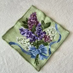 フェイラー タオルハンカチ ライラック グリーン系