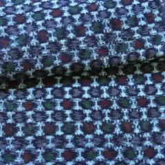 №243　古布　ハギレ　*藍染　木綿　絣　はぎれ*　34×252cm