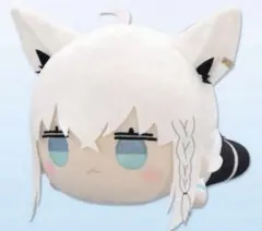 新品タグ付き　ホロライブ 白上フブキ　寝そべりぬいぐるみ 約27cm 白