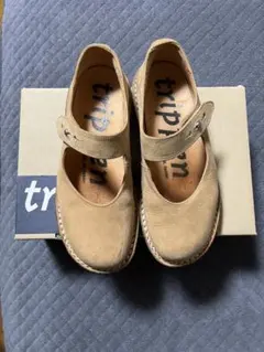 ❗️trippen トリッペンヌバックベージュ メリージェーンのサムネイル