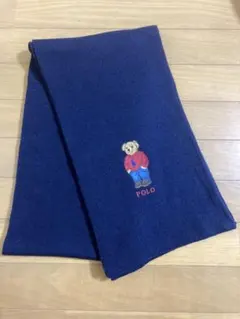 お値下げ‼️ポロベア Polo Ralph Lauren ネイビー マフラー
