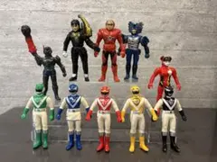 ライブマン　ソフビ　フィギュア　レトロ　昭和　10体セット ライブマン ソフビ フィギュア レトロ 昭和 10体セット - メルカリ