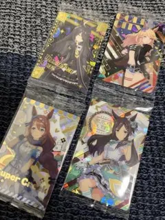 ウマ娘 プリティーダービー ツインウエハース 第3Rカードセット 勝負服 4種