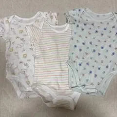ベビー肌着3枚セット メッシュ　イオン　トップバリュー　ユニクロ　ロンパース