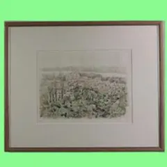 【希少品】周豪 Zhou Hao drawing 絵画 版画 リトグラフ 額付き 希少品】周豪 Zhou Hao drawing 絵画 版画 リトグラフ 額付き