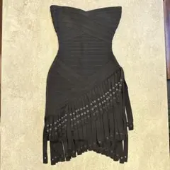 Herve Leger バンデージドレス XS ブラックのサムネイル