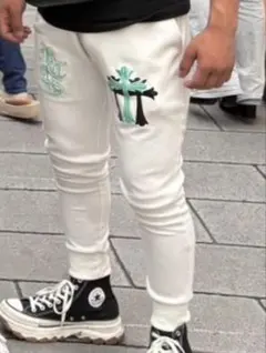 クロムハーツ スウェットパンツ ホワイト