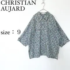 クリスチャンオジャール 総柄 ペイズリー シャツ レトロ 古着風 ゆるシャツ