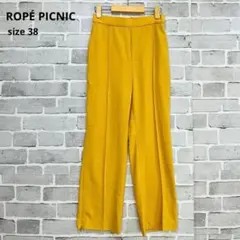 ロペピクニック センタープレスパンツ黄色M38 C934