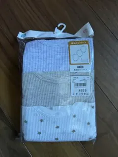 ベビー肌着 3枚組 90サイズ 長袖ロンパース