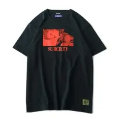 【完売品】アスカ Subciety エヴァンゲリオン Tシャツ ブラックのサムネイル