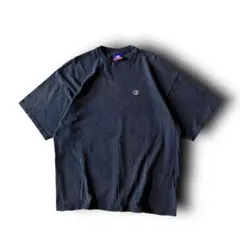 tmg様☆US古着90's Championワンポイント刺繍ロゴTシャツ鬼フェー
