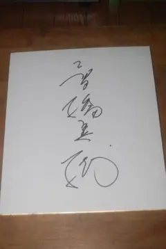 小栗旬 サイン ハリウッド 芸能人 色紙 - メルカリ