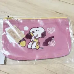 川越限定 スヌーピー茶屋 刺繍ポーチ 焼き芋